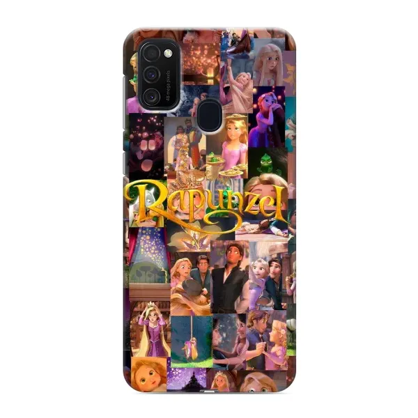 Чохол з принтом «Колаж Рапунцель» для Samsung Galaxy M21s
