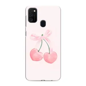 Чохол з розовим принтом для Samsung Galaxy M21s (Рожеві вишні)