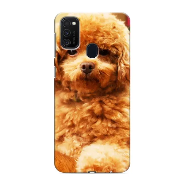 Чехол с принтом «Щенок Бишон» для Samsung Galaxy M21s