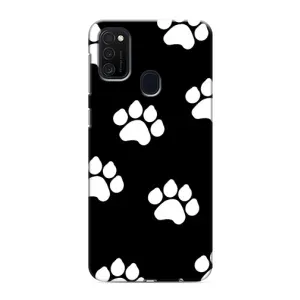 Чохли з собаками для Samsung Galaxy M21s (VPrint) (Сліди собаки)