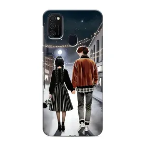 Чохол з дизайном Венздей 2 на Samsung Galaxy M21s (Венздей та Тайлер)