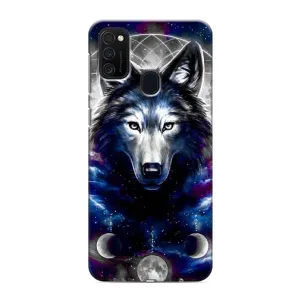 Захисні чохли для Самсунг Гелексі M21s (AlphaPrint) (ХІТ продаж) ВОВК (Вовк)