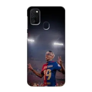 Чохол з футболістом Ламін Ямаль Samsung Galaxy M21s (Ямаль на стадіоні)