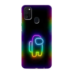 Чехол Амонг Ас для Samsung Galaxy M21s (AlphaPrint) (Яркий скин)
