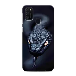 Чохол з картинкою 'Хижаки' для Samsung Galaxy M21s (Чорна змія)