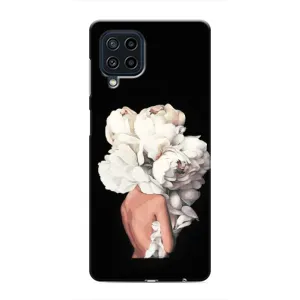 Чехлы (ART) Цветы на Samsung Galaxy M22 (VPrint) (Білі квіти)
