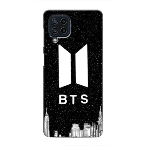 Чохли BTS для Samsung Galaxy M22 (AlphaPrint) (БТС Лого)