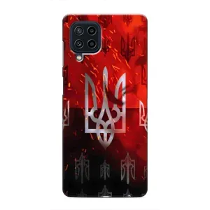 Украинские Чехлы для Samsung Galaxy M22 с картинкой УПА (AlphaPrint) (ГЕРБ УПА)