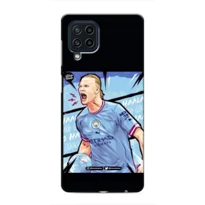 Чехлы с футболистом Ерлинг Холанд для Samsung Galaxy M22 (AlphaPrint) (гол Эрлинг Холланд)