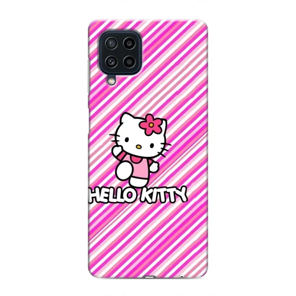 Чохол з принтом «Hello Kytty» для Samsung Galaxy M22 Чохол з принтом «Hello Kytty» для Samsung Galaxy M22