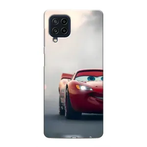 Силиконовый чехол Маквин для Samsung Galaxy M22 (Скоростной Маквин)