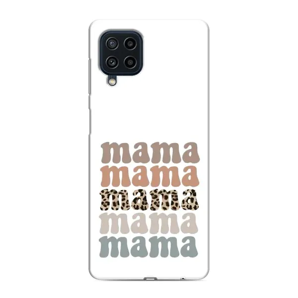 Чохол з принтом «Текстовий колаж мама» для Samsung Galaxy M22