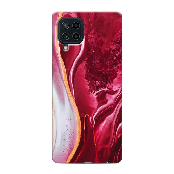 Чохол з принтом «Мрамор червоний» для Samsung Galaxy M22 Чохол з принтом «Мрамор червоний» для Samsung Galaxy M22