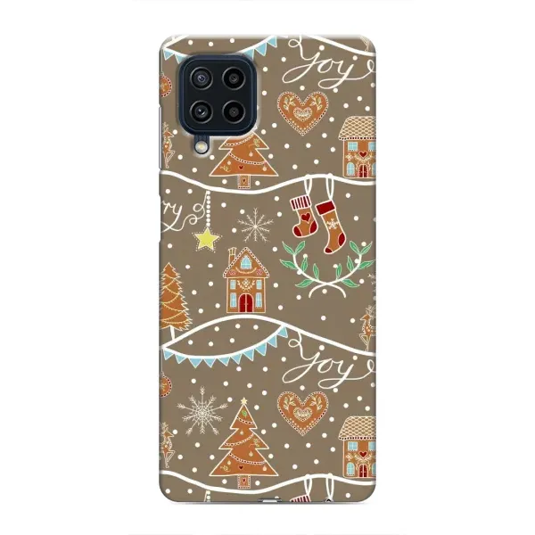 Чехол с принтом «Новогодние пряники» для Samsung Galaxy M22