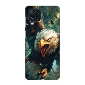 Чехол с картинкой «Хищники» для Samsung Galaxy M22 (Орел в полете)