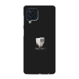 Чехол Майнкрафт на Samsung Galaxy M22 (AlphaPrint) Minecraft (Овечка Майнкрафт)
