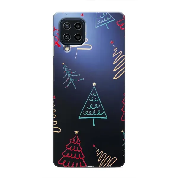 Чехол с принтом «Рождественские елки» для Samsung Galaxy M22