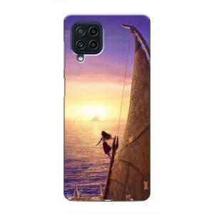 Чехол с мультфильмом Моана Samsung Galaxy M22 (Закат Ваяна)