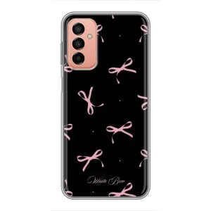 Чохол з бантиками на Samsung Galaxy М23 (5G) (Банти на чорному)