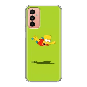 Чехол с Симпсонами для Samsung Galaxy M23 (5G) (VPrint) (Барт Симпсон)