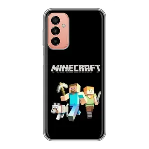Чохол Майнкрафт на Samsung Galaxy M23 (5G) (AlphaPrint) Minecraft (герої Minecraft)