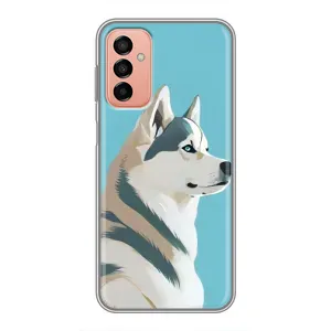 Чохол з Хаскі Samsung Galaxy M23 (5G) - (AlphaPrint) (Хаскі арт)