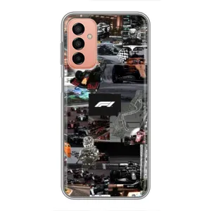Чехол Формула1 на Samsung Galaxy M23 (5G) (Гоночный коллаж Ф1)