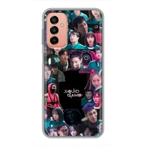 Чехол Гра в кальмара для Samsung Galaxy M23 (5G) (Коллаж Игра кальмара)