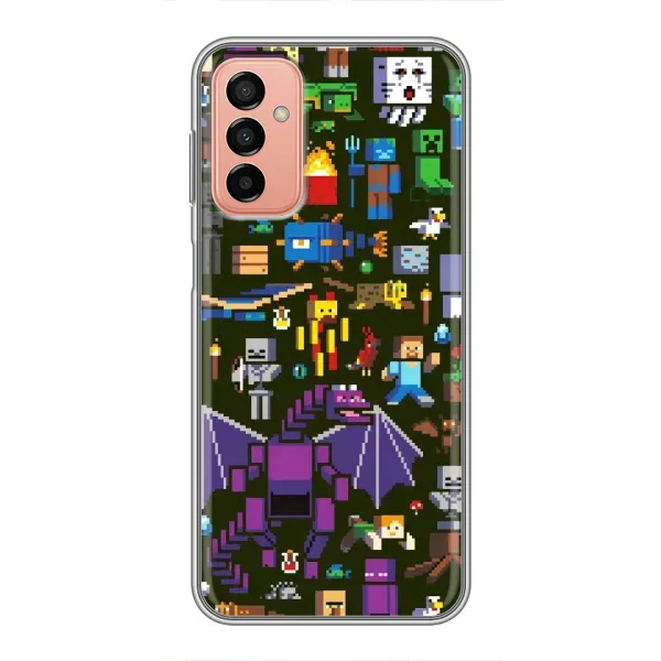 Чехол с принтом «Коллаж Майнкрафт» для Samsung Galaxy M23 (5G)