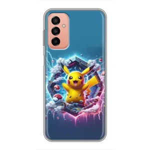 Чохол з Пікачу на Samsung Galaxy M23 (5G) (Лого Пікачу)
