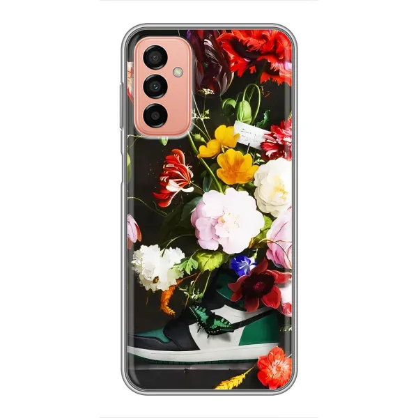 Чехол с принтом «Nike цветы» для Samsung Galaxy M23 (5G)