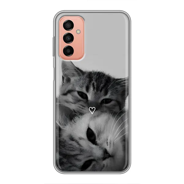 Чехол с принтом «Пара котов» для Samsung Galaxy M23 (5G)