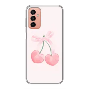 Чохол з розовим принтом для Samsung Galaxy M23 (5G) (Рожеві вишні)