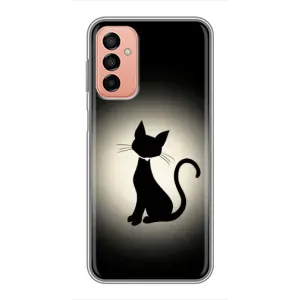 Чохол з принтом для Samsung Galaxy M23 (5G) (AlphaPrint) Модні коти (Силует котика)