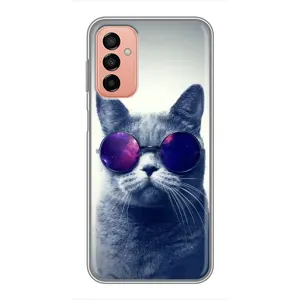 Чохол з принтом для Samsung Galaxy M23 (5G) (AlphaPrint) Модні коти (Стильний кіт)