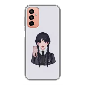 Чехлы Венсдей на Samsung Galaxy M23 (5G) Уэнсдей (AlphaPrint) (Уэнздей и Вещь)