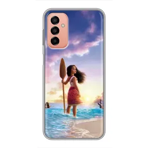 Чехол с мультфильмом Моана Samsung Galaxy M23 (5G) (Моана с веслом)