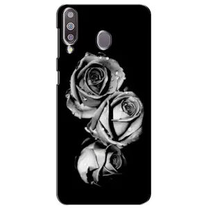 Чохол з картинкою (Стильні) Самсунг Ґелексі M30 - (AlphaPrint) (Чорна троянда)