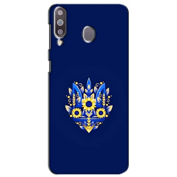 Чехол с принтом «Цветочный Герб» для Samsung Galaxy M30 (M305)