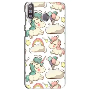 Чохол для Самсунг Ґелексі M30 - (Єдинорожки - Новинки) (AlphaPrint) (Єдиноріжки)