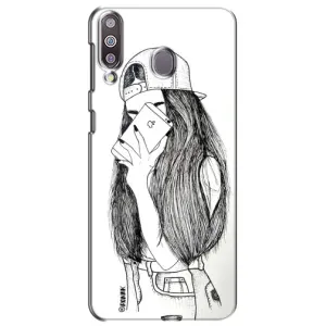 Чехол с печатью для Samsung Galaxy M30 (M305) - (Мода) (AlphaPrint) (Фото девочки)