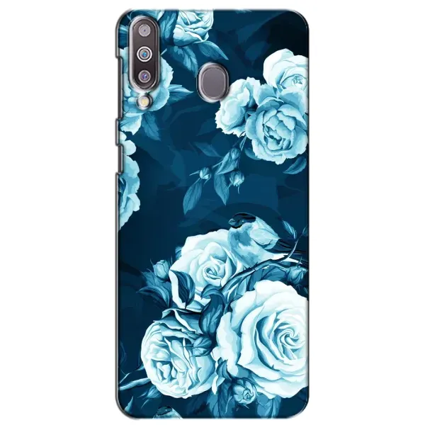 Чехол с принтом «Голубые Бутоны» для Samsung Galaxy M30 (M305)