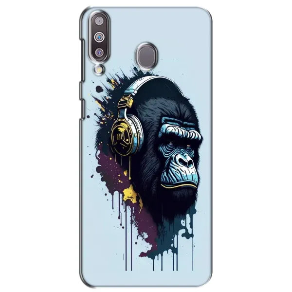 Чехол с принтом «Горилла в наушниках» для Samsung Galaxy M30 (M305)
