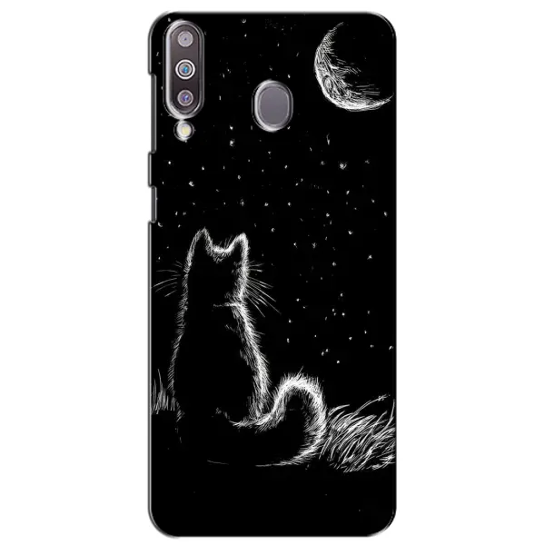 Чехол с принтом «Котик и луна» для Samsung Galaxy M30 (M305) Чехол с принтом «Котик и луна» для Samsung Galaxy M30 (M305)