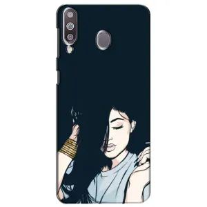 Чехол с печатью для Samsung Galaxy M30 (M305) - (Мода) (AlphaPrint) (Красивая девочка)