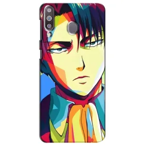 Чехлы Персонажи Аниме Наруто для Samsung Galaxy M30 (M305) (AlphaPrint) (Леви Аккерман)