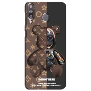 Круті Чохли Луі Віттон для Samsung Galaxy M30 (M305) (AlphaPrint) (Ведмідь Луі Вітон)