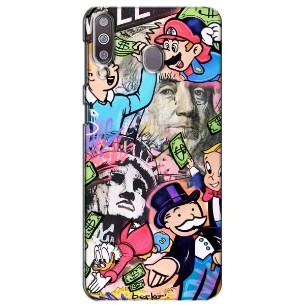 Чехол с принтом «Monopoly man» для Samsung Galaxy M30 (M305)