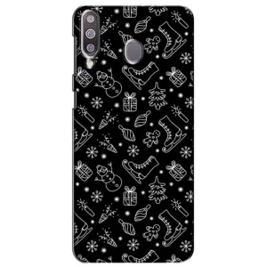 Новорічні, Святкові Чохли для Samsung Galaxy M30 (M305) - 2024 год (Новорічний фон)