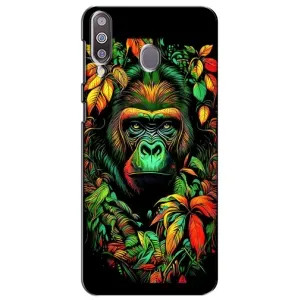 Чохол з Мавпами Samsung Galaxy M30 (M305) - (AlphaPrint) (Мавпа в квітах)